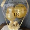 balon z napisem na urodziny